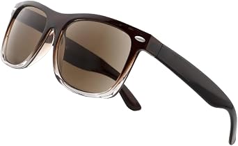 Classic Reading Sunglasses Men Women Unisex Full Sun Readers Glasses White Black Gradient Brown Frame NON Bifocal