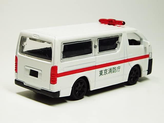 □カプセルエムテック□ミニカー ハイエース バン 救急車（東京消防庁
