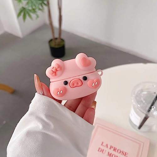 Compatible with Airpods Pro 2nd Generation Case 2022, Cute AirPods Pro 2 Case Cartoon, Kawaii Soft Silicone Protective Cover for New Airpods Pro2 for Men Women (Pink Pig1) - image 4