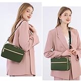 YANAIER Women Crossbody Bag, Casual Multi Pocket Handbag Purse Small Cellphone Pouch Purse Wallet Shoulder Bag for Ladies Girls Army Green - Image 2