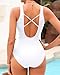Make a Splash! Best Bathing Suits for Your Body Type 19 Aqua Eve Women Sexy One Piece Swimsuits Plunge Deep V Neck Cutout Bathing Suits White XX-Large