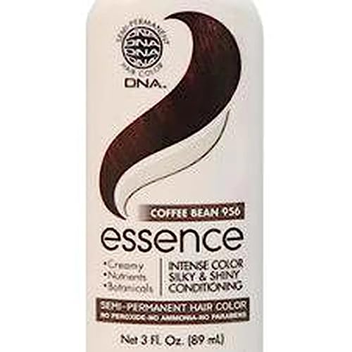 DNA ESSENCE Hair Color, infused with Henna, Nutrients & Botanical, No Ammonia, No Parabens, No Peroxide (COFFEE BEAN 956)