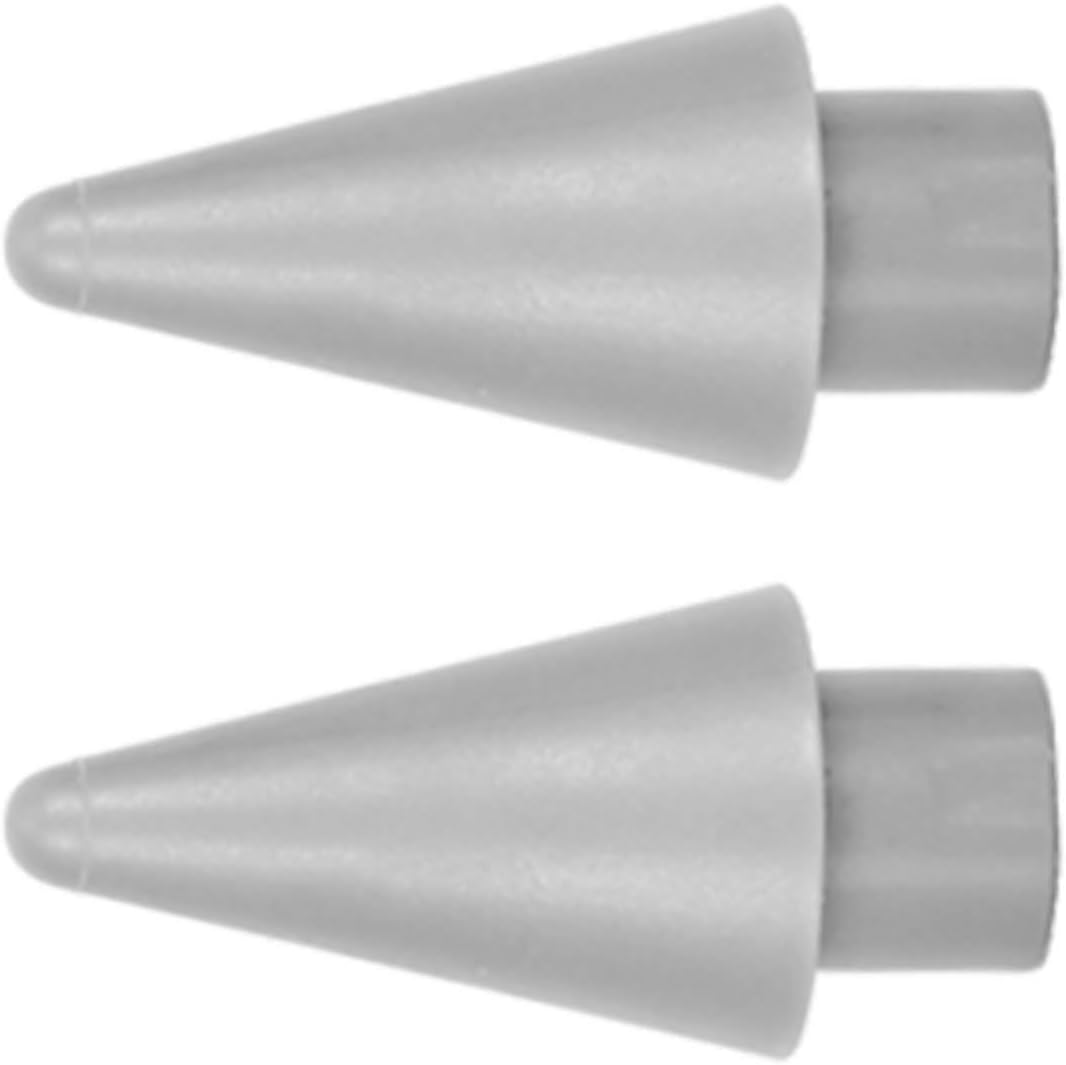 Eacam Replacement Stylus Nibs Accurate Pencil Tips High Sensitivity for M Pencil 2nd, 2PCS Professional Tips for Drawing Writing, Fiber Material (Gray)