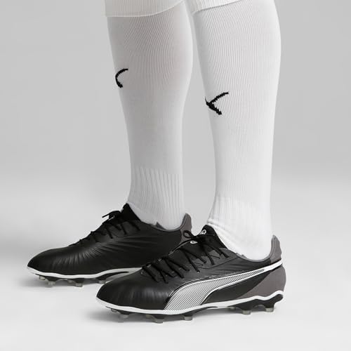 Puma King Match Fg/Ag, Scarpe Da Calcio Unisex - Adulto, Puma Black Puma White Cool Dark Gray, 40.5 Eu - 8