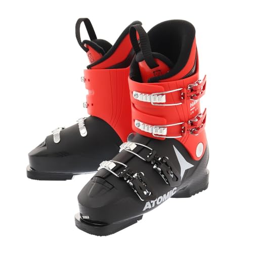 ATOMIC Hawx Jr R4 Skischuhe für Kinder, Schwarz/Rot, y rojo, 40 EU