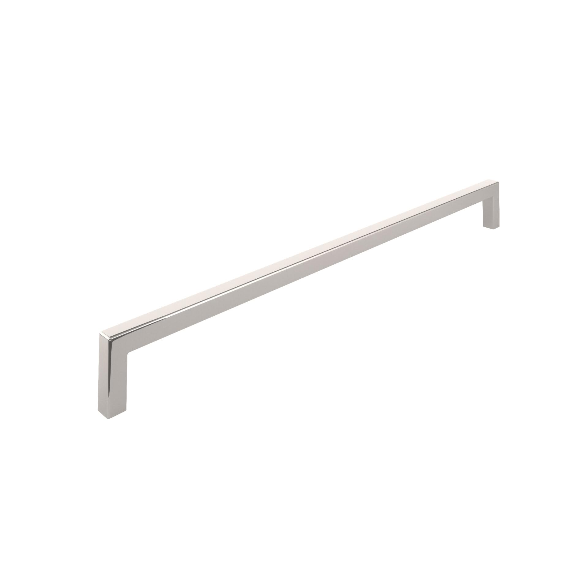 Tirador níquel pulido de mueble contemporáneo y pomo alargado para cajones de cocina y baño
