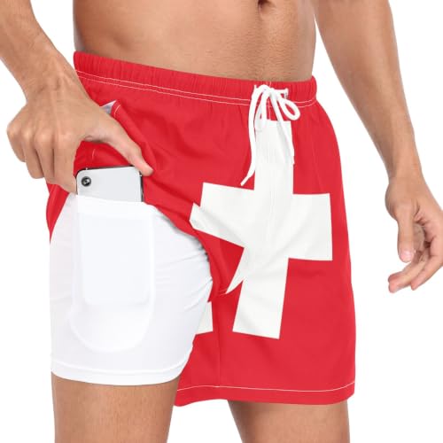 Maillot de bain homme entraînement gym short suisse hydrofuge S