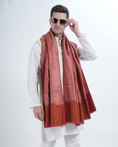Image of Men's Kashmiri Wool Jamawar Shawl