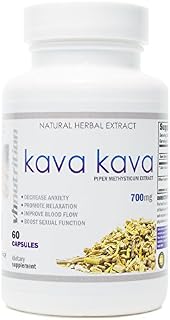 Kava Kava | 700mg Capsules | Stress Relief and Anxiety Supplement | Mental