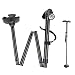 BeGrit Folding Cane Walking Stick - Adjustable Height Lightweight Collapsible Walking Cane with LED Light Non Slip for Men and Women
