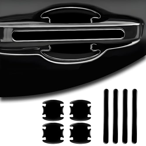 R-timer 8 Piezas Protectores para Manilla de Coche para Mercedes Benz GLB 2025 2024 2023, (Negro) Películas Protectora contra Rasguños para Puertas de Automóvil