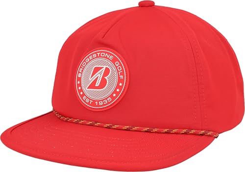 Gorra Bridgestone Smash Crushable Roja Ajustable 2024 miniatura 3