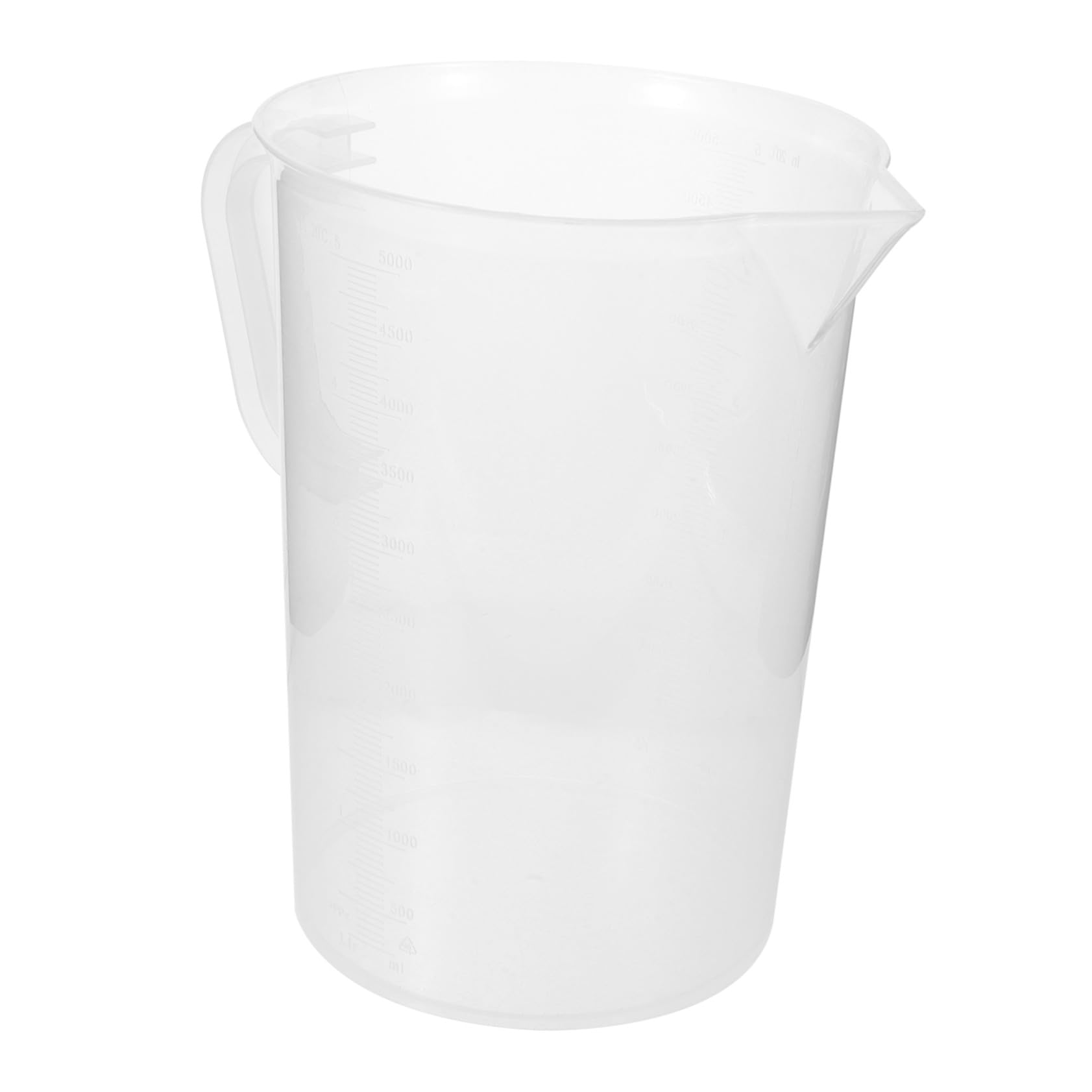 Misurino Cucina in Plastico 5000ml Scala Graduata, Facile da Pulire, per Olio e Succo, Strumento di Misurazione Pratico e Resistente