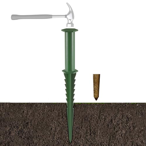Herramienta metalica para fertilizante de árboles con profundidad 12 pulg miniatura 1