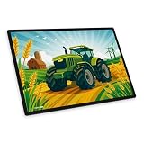 itenga Schreibtischunterlage 40×53 cm – Motiv Traktor...