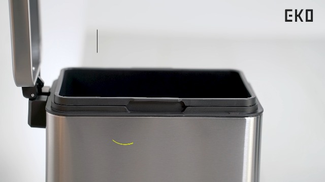 Amazon.com: EKO Small Bathroom Trash Can with Lid Soft Close, Step