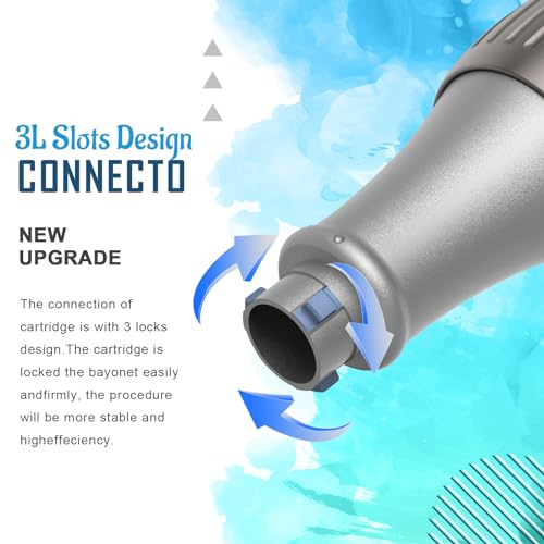 CLETINA Microneedle Roller Pen for Home Use - Microneeding Derma Roller Pen for Women Men - Micro Needle Roller Pen for Skin Tools-0.24MM