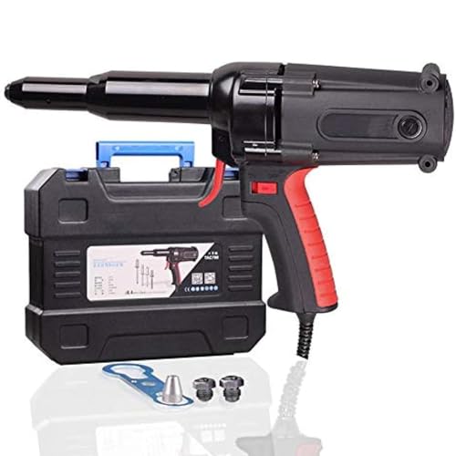 Elektryczne narzędzie ręczne do nitów bezszczotkowych, 600 W, automatyczna nitownica 4,0 6,4 mm, ściągacz oszczędzający pracę z adapterem do pistoletu nitowego do wiertarki elektrycznej