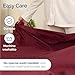King Size 4 Piece Sheet Set - Comfy Breathable & Cooling Bed Sheets Set - Hotel Luxury Bedding for Women, Men, Kids, Teens, Boys & Girls - Deep Pockets, Ultra-Soft, Wrinkle Free - Oeko-Tex - Burgundy