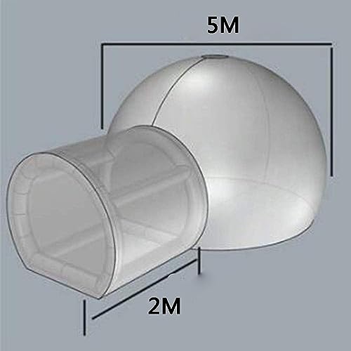 Carpa inflable burbuja transparente cúpula para camping 3-5 personas miniatura 2