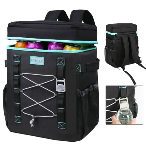 INSMEER Mochila Termica Mochila De Viagem Leve Resfriador De Mochila Isolada À Prova De Vazamentos P