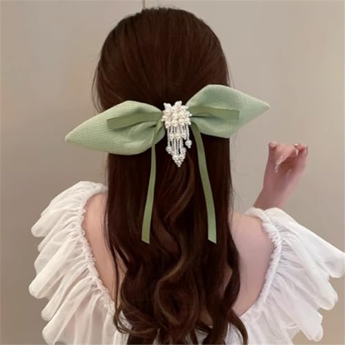 GFHSKRPL Small fragrant wind fabric large headdress hair clip spring