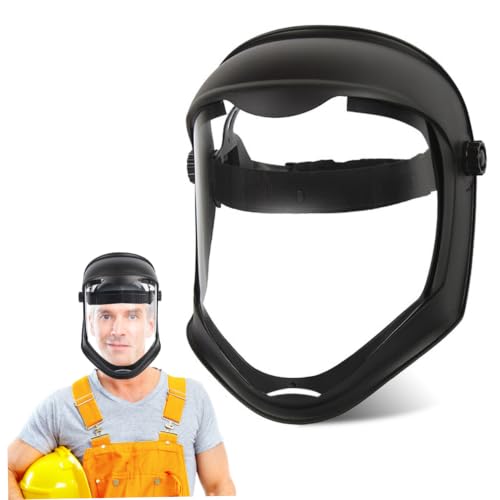 Protector facial contra salpicaduras y esmerilado sin empañamiento visual 5