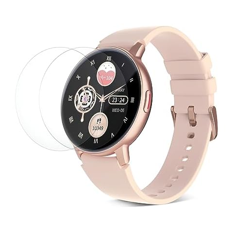 Vapaito 2-Pack Screen Protector Case Cover Compatible 1.3“ Smart watch Screen Protectors Cover