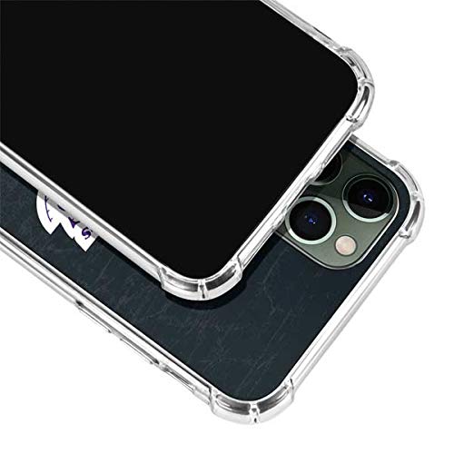 Skinit Clear Phone Case Compatible with iPhone 12 Pro Max - Officially Licensed NBA Los Angeles Lakers Black Primary Logo Design