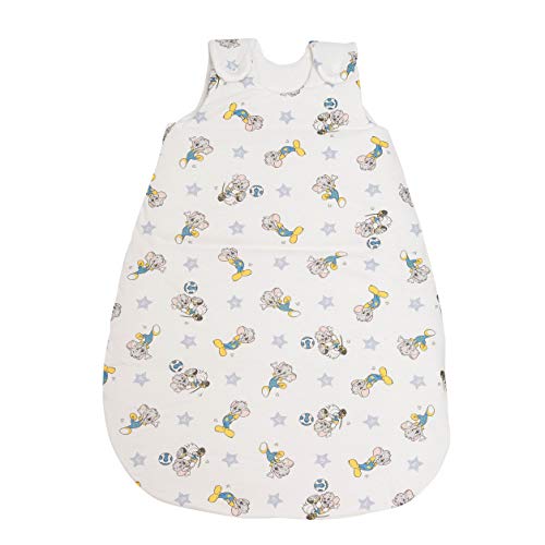 Babyschlafsack Happy | mitwachsend & atmungsaktiv | Winter Baby-Schlafsack | Stoffe ÖKO-TEX Zertifiziert | SONDERKOLLEKTION (Sterne weiß, 74/80) Cover