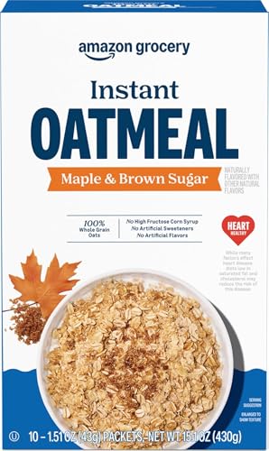 Amazon Grocery, Maple & Brown Sugar Instant...