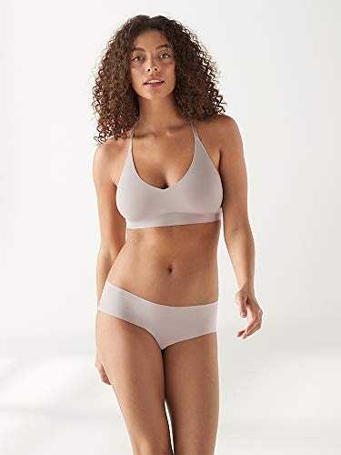 True & Co Womens True Body Triangle Lace Racerback Bra, Mink, M 34C-D 36A-B Us #TOP1