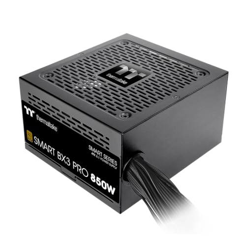 Image of Thermaltake Smart BX3 Pro 850W; ATX 3.1; Native PCIe 5.1 12V-2X6; Non-Modular; Etched Flat Cables; Dual-Color H++ Connectors; 105C Main Capacitor; 80 Plus Bronze Certified; Black; PS-SPD-0850NNFABU-7