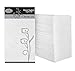 Premium White Napkins, 1/8 Fold Dinner Napkin, Disposable 2-Ply White Party Napkins, Value Pack 100 Count