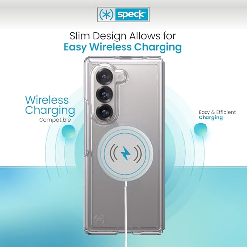 Speck Samsung Galaxy Z Fold 6 Case - Anti Yellowing, Galaxy Fold 6 Case - Samsung Fold 6 Case - zFold 6 case with Raised Bezel - Presidio Perfect Clear - image 6