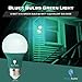Bluex Bulbs 2 Pack BlueX LED A19 Green Light Bulb - 9W (60Watt Equivalent) - E26 Base LED Lights, Party Decoration, Porch, Home Lighting, Holiday Lighting, Decorative Illumination Bulb