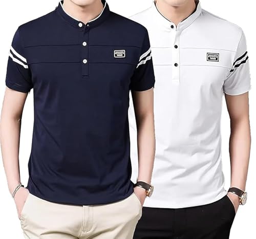 Image of Lymio Polo T Shirt for Men || T Shirt for Man || Collar T Shirt Style Men (Packs Also Available) (Polo-77-80)