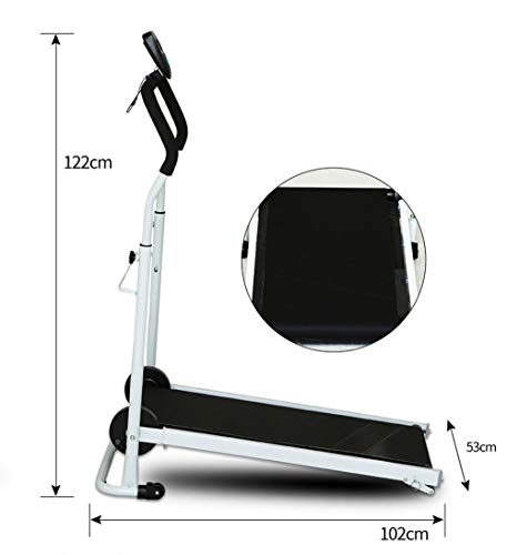 Caminadora mecánica plegable pequeña para hogar miniatura 3