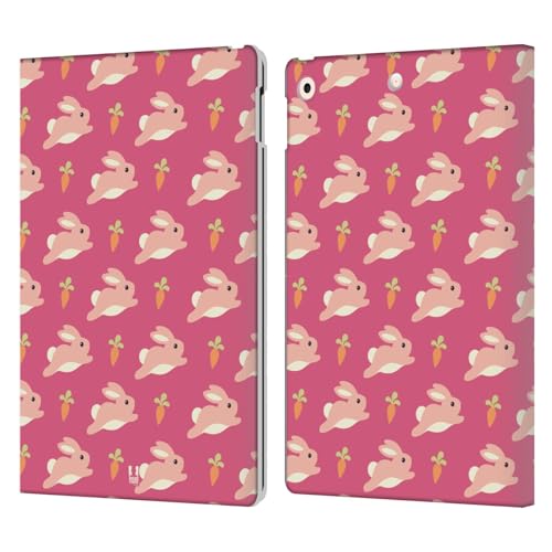 Étui portefeuille iPad 10.2 lapin mignon en cuir résistant