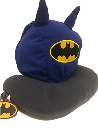 Genuine DC Comics Batman Hooded Neck Pillow - Hood with Ears