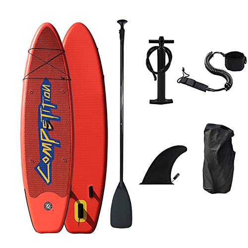 Inflatable Stand-Up Surfboard Seaside Beach Water-Skiing Surfboard Pulp Board Water Sports PVC Surfboard Paddle Board Surfing Board