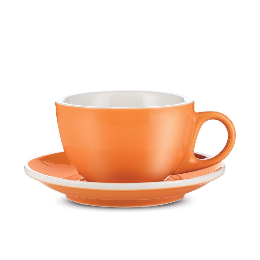 Café Après-midi Orange Amazon.com | Espresso Parts Porcelain Cappuccino Cup & Saucer
