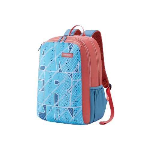 Image of American Tourister Neo 4.0 | 29 Ltrs | 2 Compartments | Bottle Pocket | Ergonomic Padded Back Panel & Shoulder Straps | School Backpack for Boys & Girls | 1 Year International Warranty | Coral