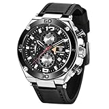 BEAU CADEAU : BENYAR montre analogique à mouvement quartz avec une boîte d'emballage exquise est un excellent cadeau pour les personnes aimées. Les montres analogiques pour chronographes pour l'anniversaire, Noël, Thanksgiving, la fête des pères, la Saint-Valentin et le Nouvel An. Convient à toutes sortes d'affaires, de loisirs, d'activités intérieures ou d'utilisation quotidienne.