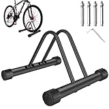 TongWey 自転車 スタンド ロードバイク スタンド 台風対策 自転車スタンド 倒れない 転倒防止 自転車 スタンド屋外 強風対策 サイクルスタンド 駐輪スタンド 3~11.5cm横幅調節可能 バランス調節でき 盗難防止 傷つきにくい ロードバイク 電動自転車 スタンド サイクルスタンド 組み立て簡単 収納便利 スチール製 錆びにくい 屋内 屋外 自転車ラック (床置き)