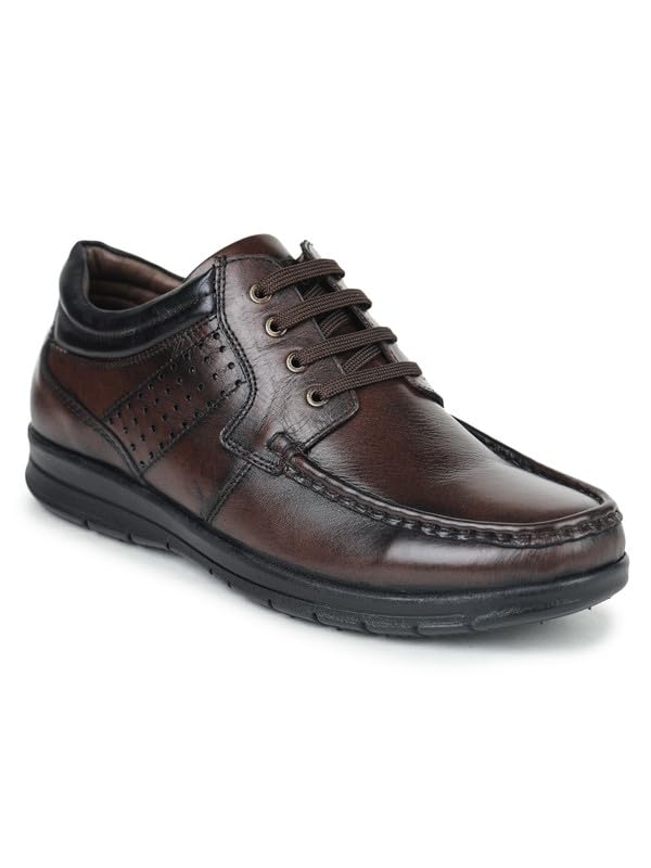 Zoom Shoes Genuine Tinted Leather Formal Lace Up Shoes for Men ZA-1170 | Thermoplastic Elastomer Sole with Anti-Slip Technology, Detailed Stitiching and Waxed Laces Zoom Shoes Genuine Tinted Leather Formal Lace Up Shoes for Men ZA-1170 | Thermoplastic Elastomer Sole with Anti-Slip Technology, Detailed Stitiching and Waxed Laces