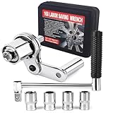 Loksun Torque Multiplier Wrench Set, Heavy Duty Labor Saving Lug Nut Remover, 1/2