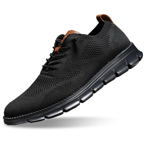 DKLOVIFU Breeze Zapatos para hombre, urbanos, ultracómodos, edición limitada, Blackout, transpirables, zapatillas deportivas, zapatillas de deporte, zapatillas de tenis, fitness, caminar, Triple Negro