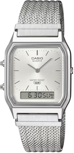 [�J�V�I] CASIO �A�i�f�W ANA-DIGI �N�I�[�c �r���v ���B���e�[�W�V���[�Y AQ-230EM-7A ���b�V�����^���o���h ���j�Z�b�N�X �f���A���^�C�� �V���o�[ �C�O���f�� [���s�A���i]