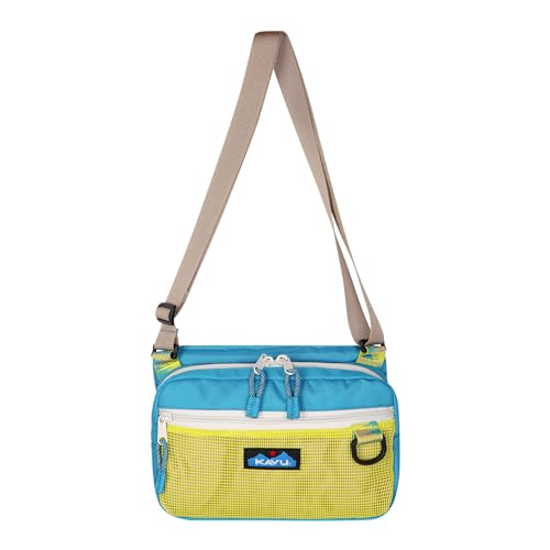 KAVU Delray Beach Crossbody Bag Lightweight Mesh Beach Pack
